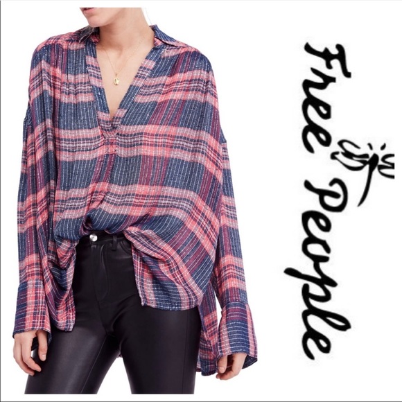 Free People Tops - Free People Fearless Love Bell Sleeve Shirt